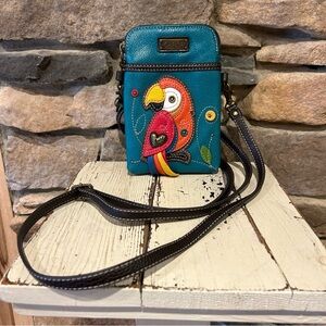 Colorful‎ Chala Parrot Crossbody Bag
